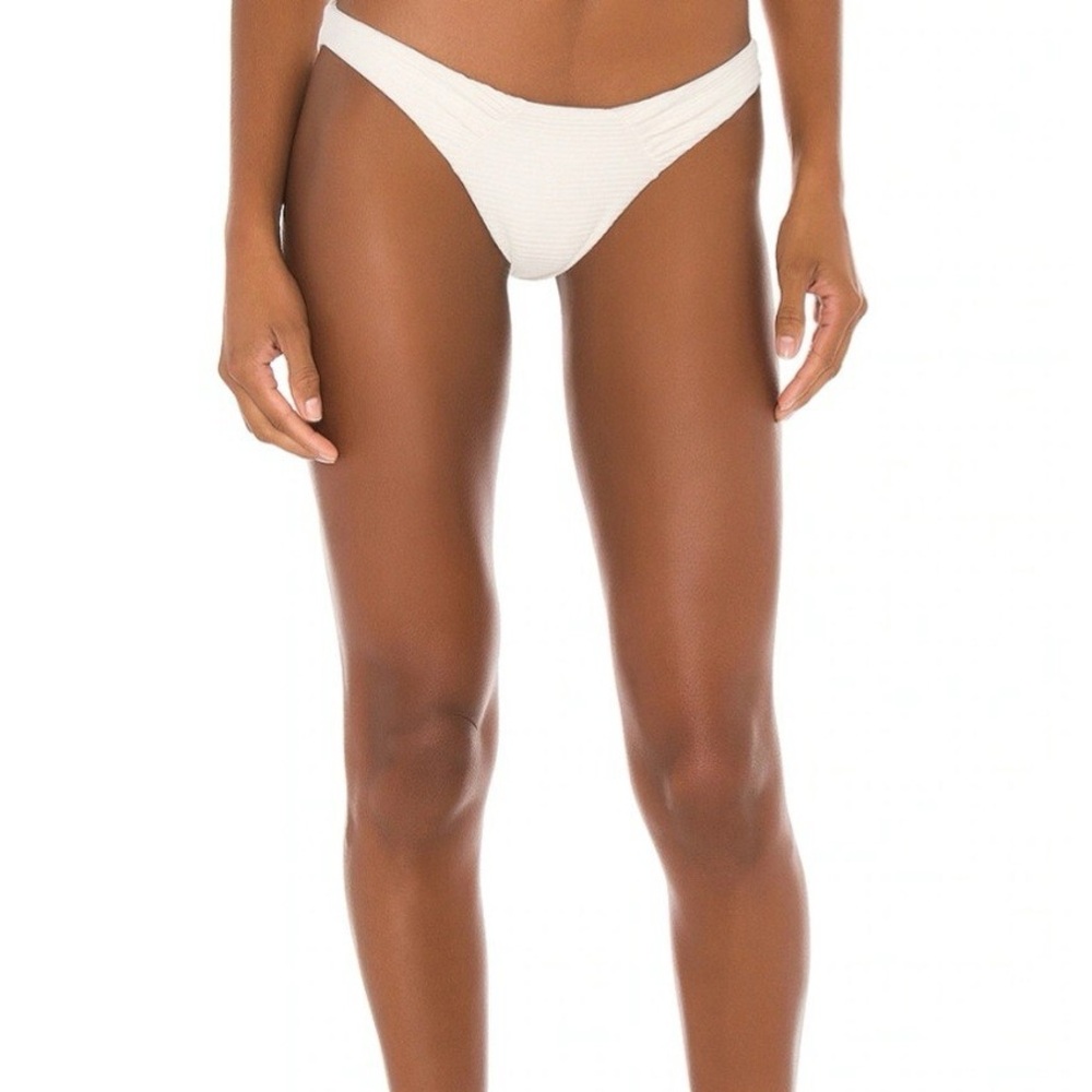 L*Space Cream Bikini Bottom